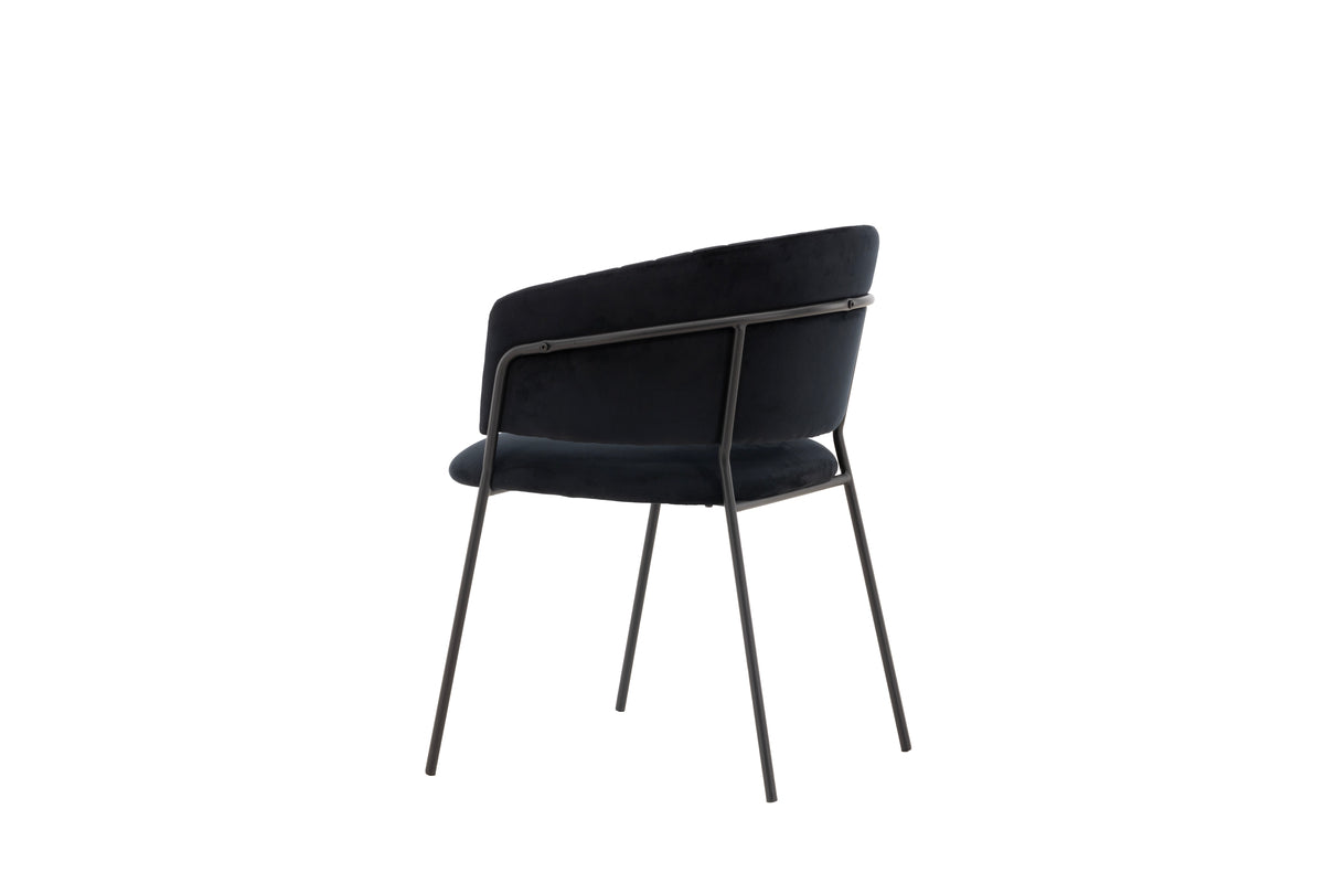 Selma Matstolar 2-pack Svart- Venture home