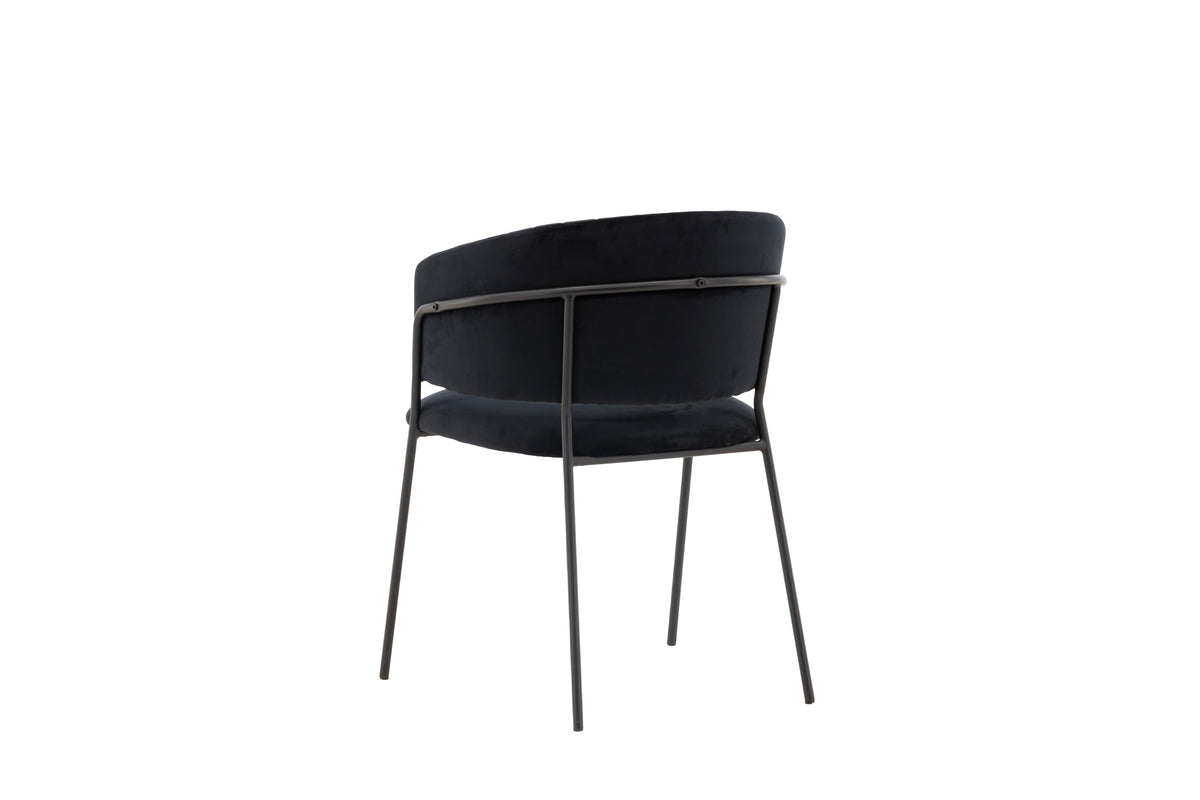 Selma Matstolar 2-pack Svart- Venture home