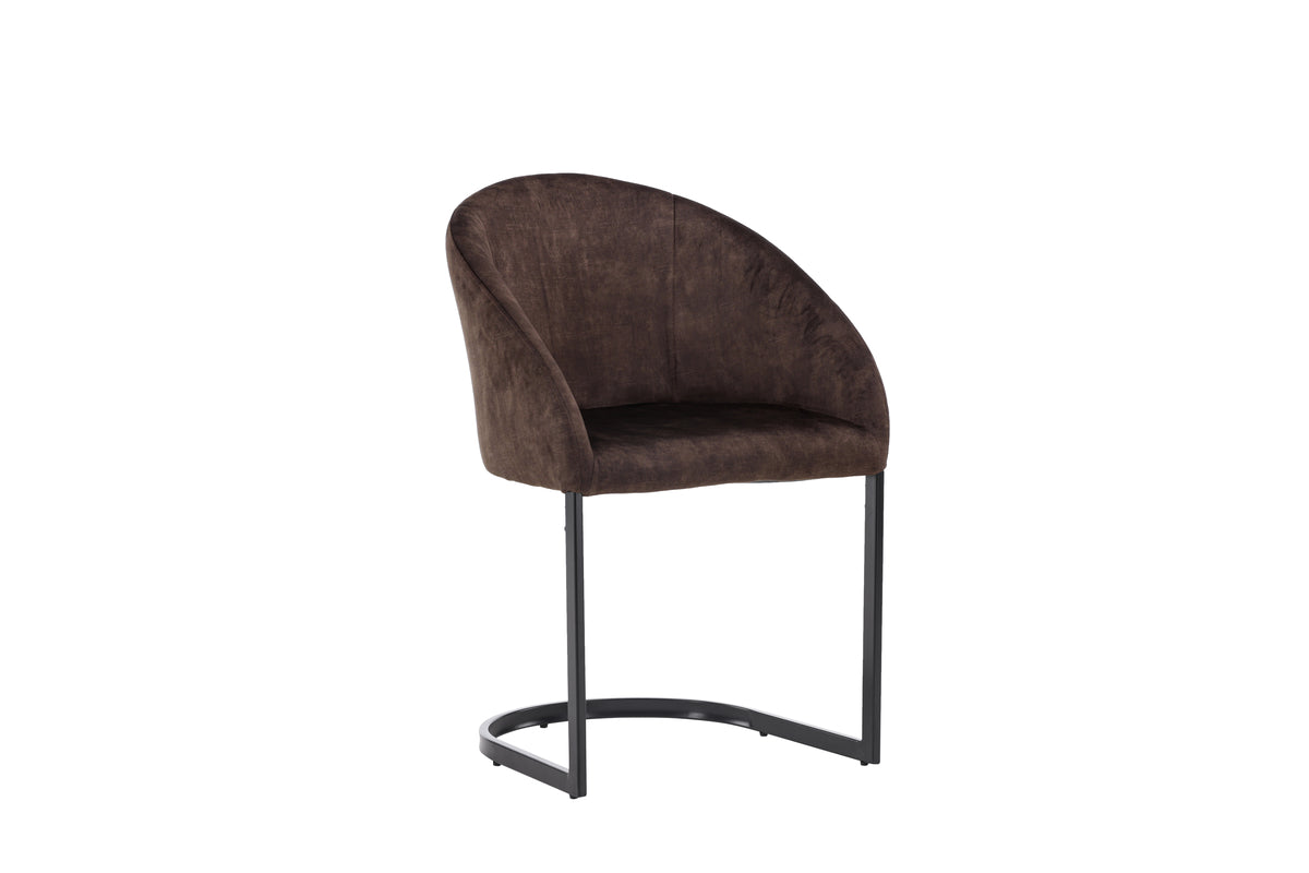 Evening Matstolar 2-pack Mörkbrun- Venture home