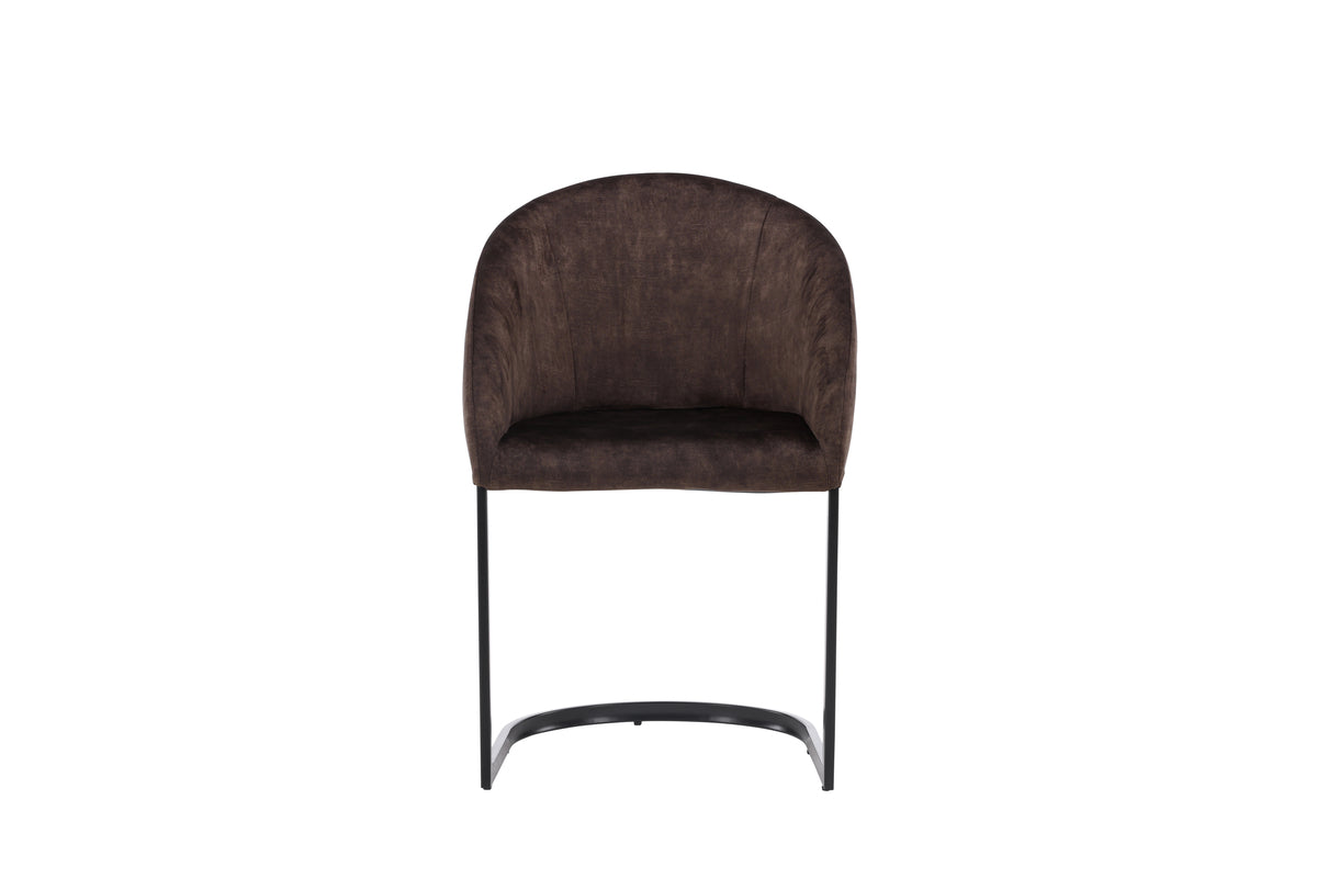 Evening Matstolar 2-pack Mörkbrun- Venture home