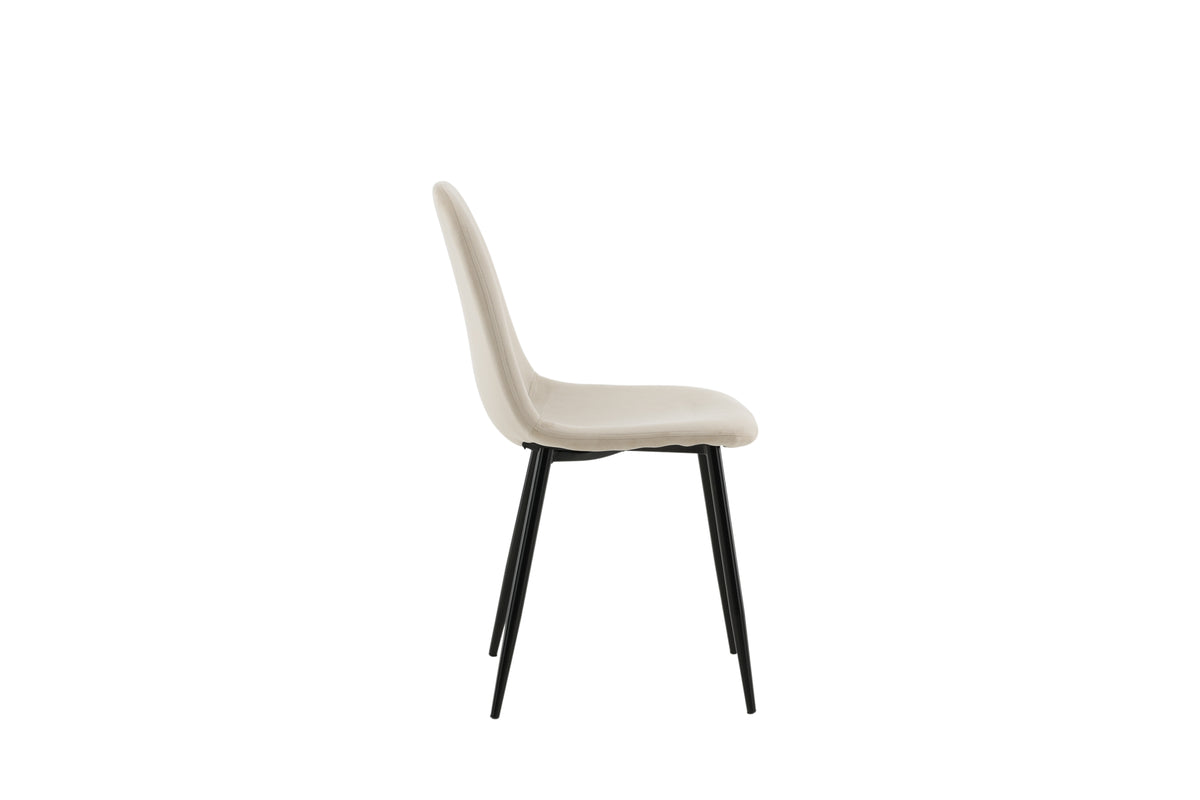 Polar Matstolar 2-pack Beige- Venture home