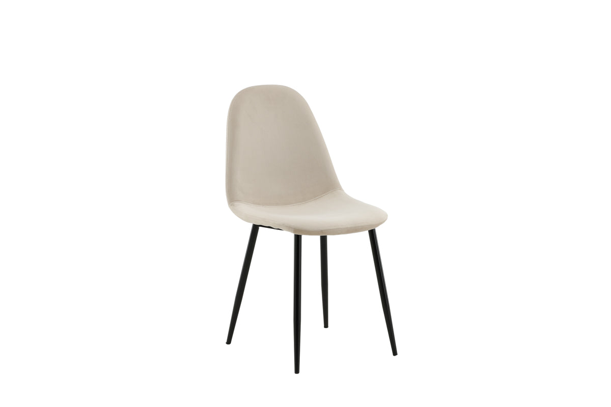 Polar Matstolar 2-pack Beige- Venture home