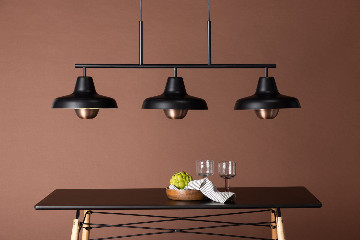 Stöten Taklampa Svart- Venture home
