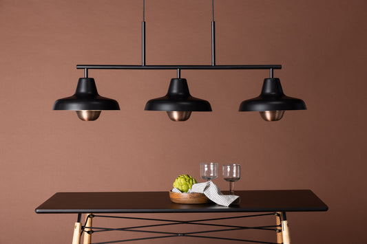 Stöten Taklampa Svart- Venture home
