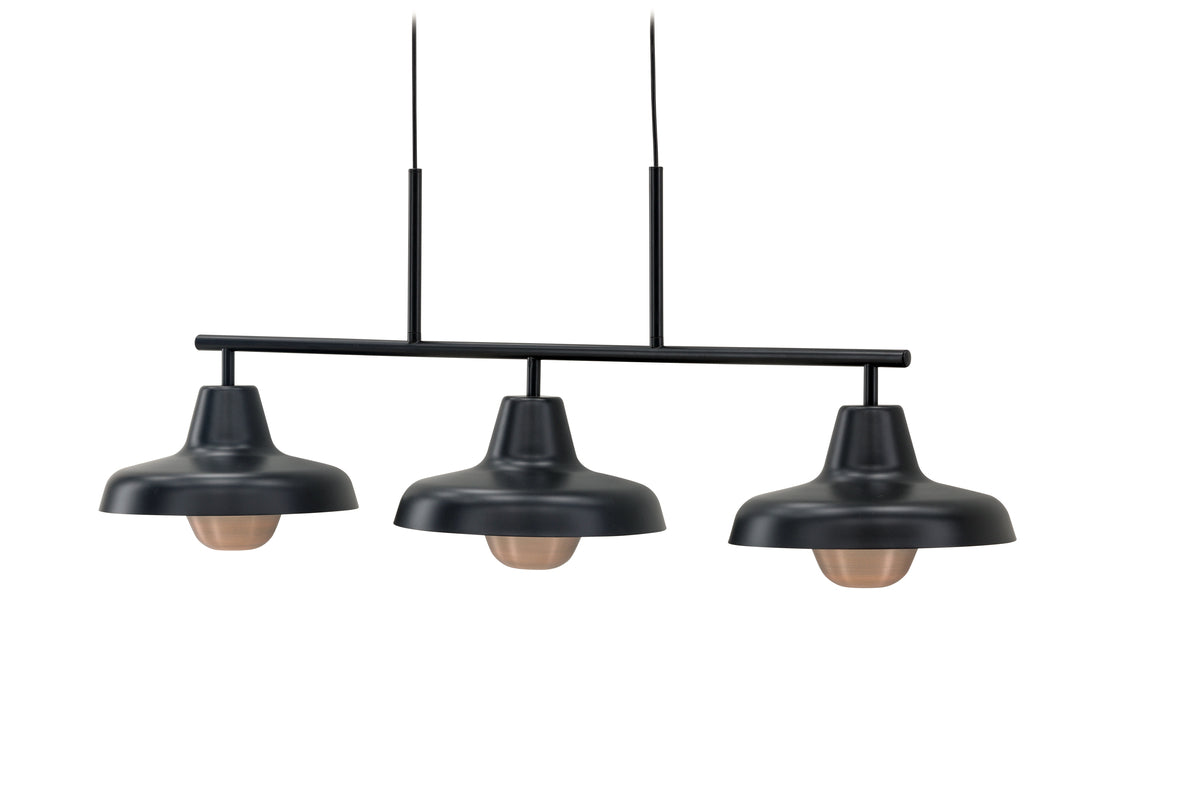 Stöten Taklampa Svart- Venture home