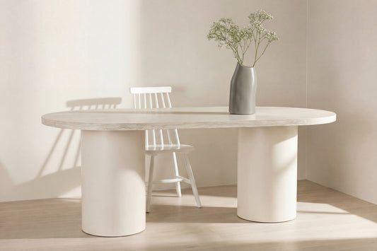 Narvik matbord ljus beige- Venture home