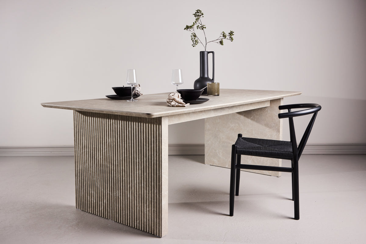 Vail Matbord 200 x 100 Beige- Venture home