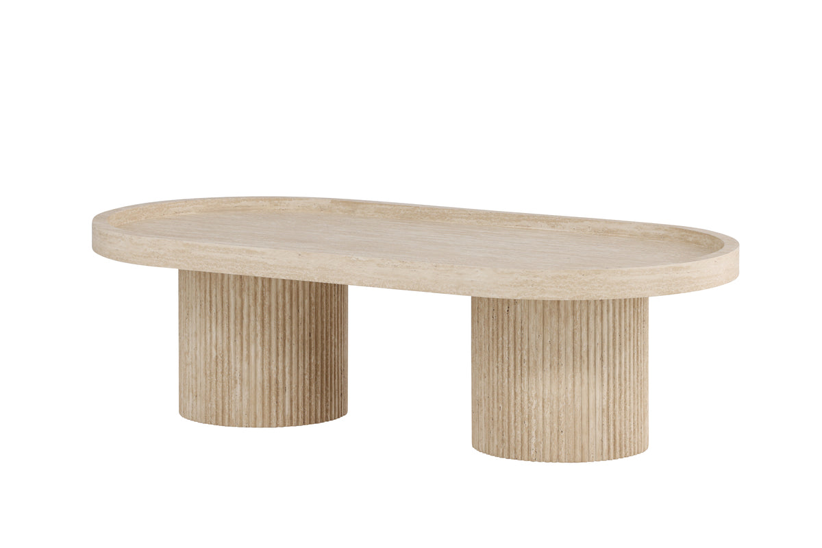 Krille Soffbord 120 x 60 Beige- Venture home