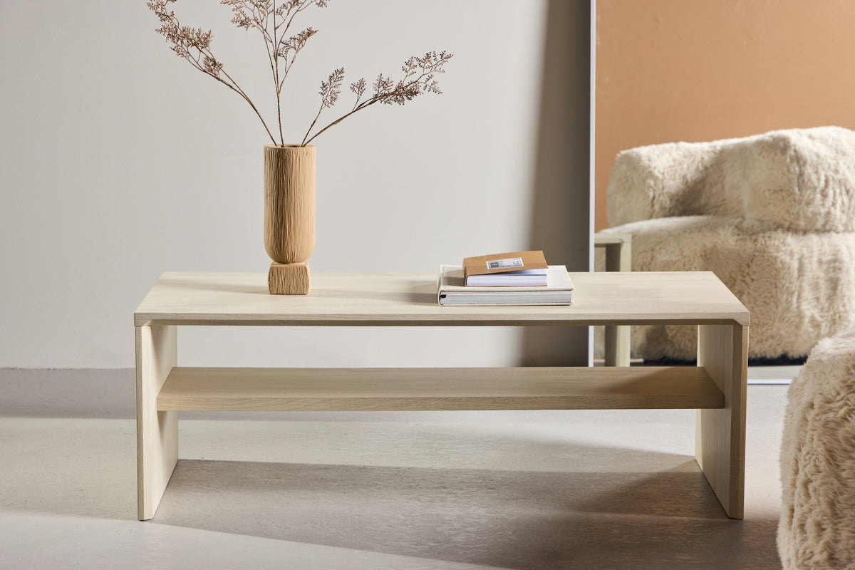 Telemarket Soffbord 110 x 50 Vitputsad- Venture home