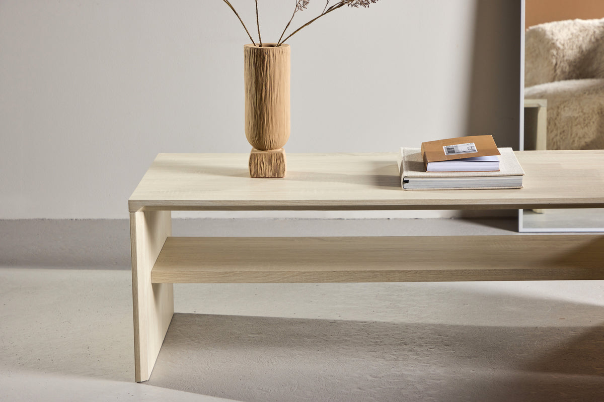 Telemarket Soffbord 110 x 50 Vitputsad- Venture home