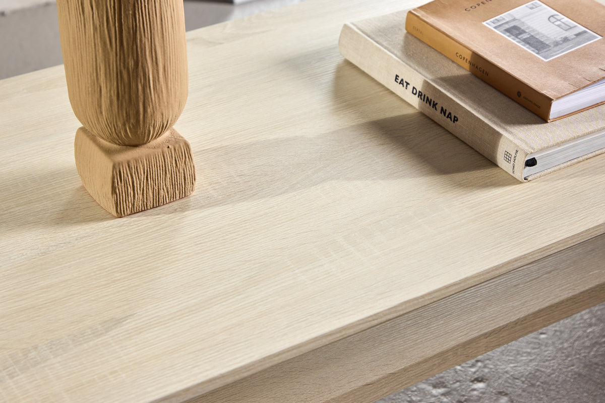 Telemarket Soffbord 110 x 50 Vitputsad- Venture home