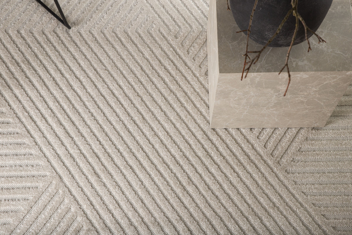 Aron matta, 340 x 240cm  Vit- Venture Home
