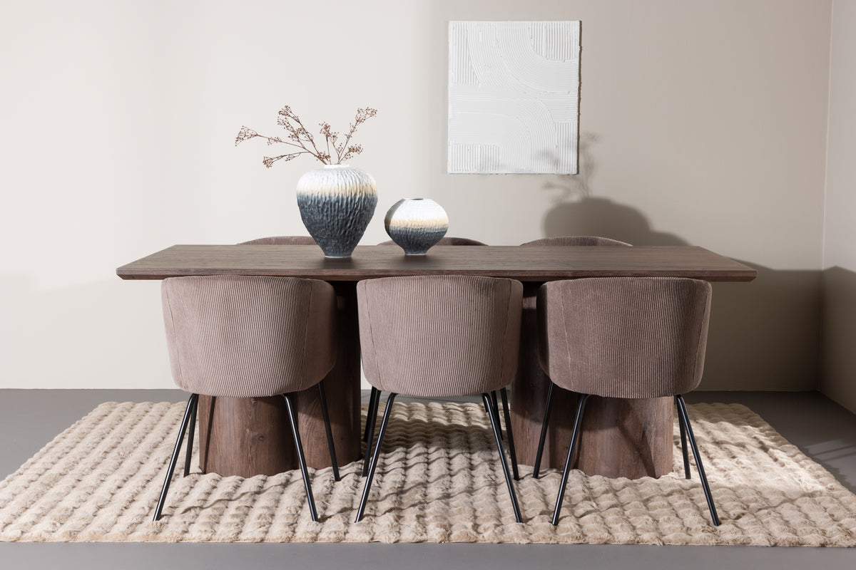 Berit & Olivia, Brun och Mocka -Venture home