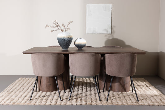 Berit & Olivia, Brun och Mocka -Venture home