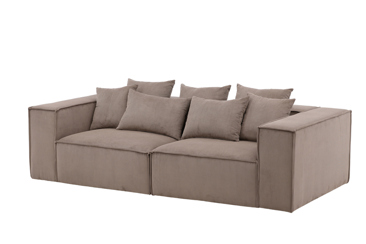 Gillholmen 3-sits soffor Brun- Vind