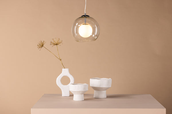Roche Taklampa Grå- Venture home