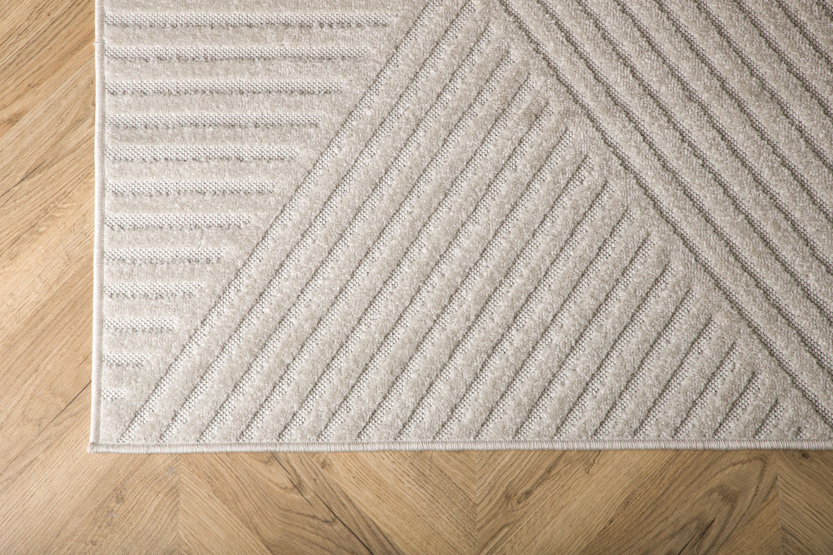 Aron matta, 340 x 240cm  Vit- Venture Home