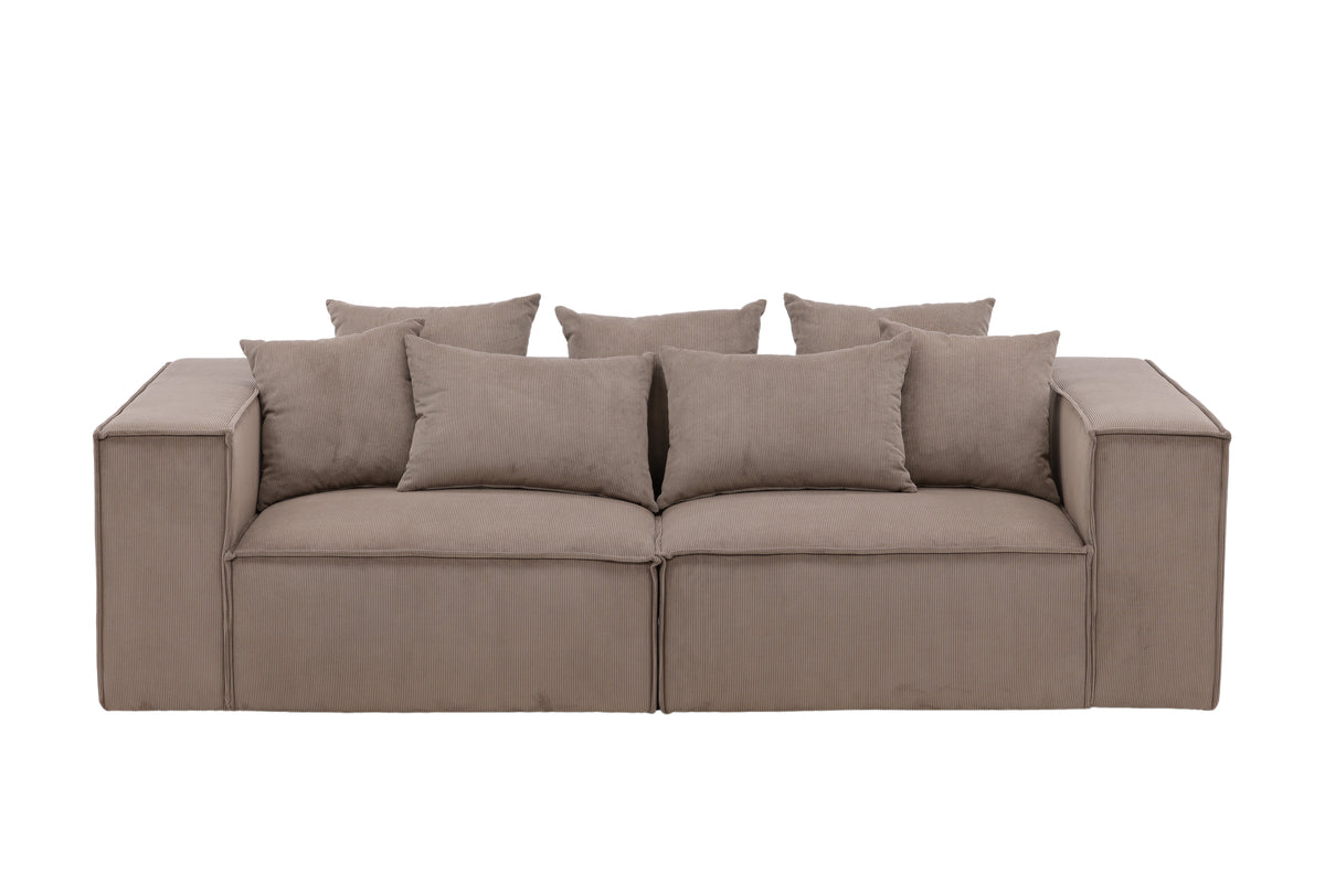 Gillholmen 3-sits soffor Brun- Vind