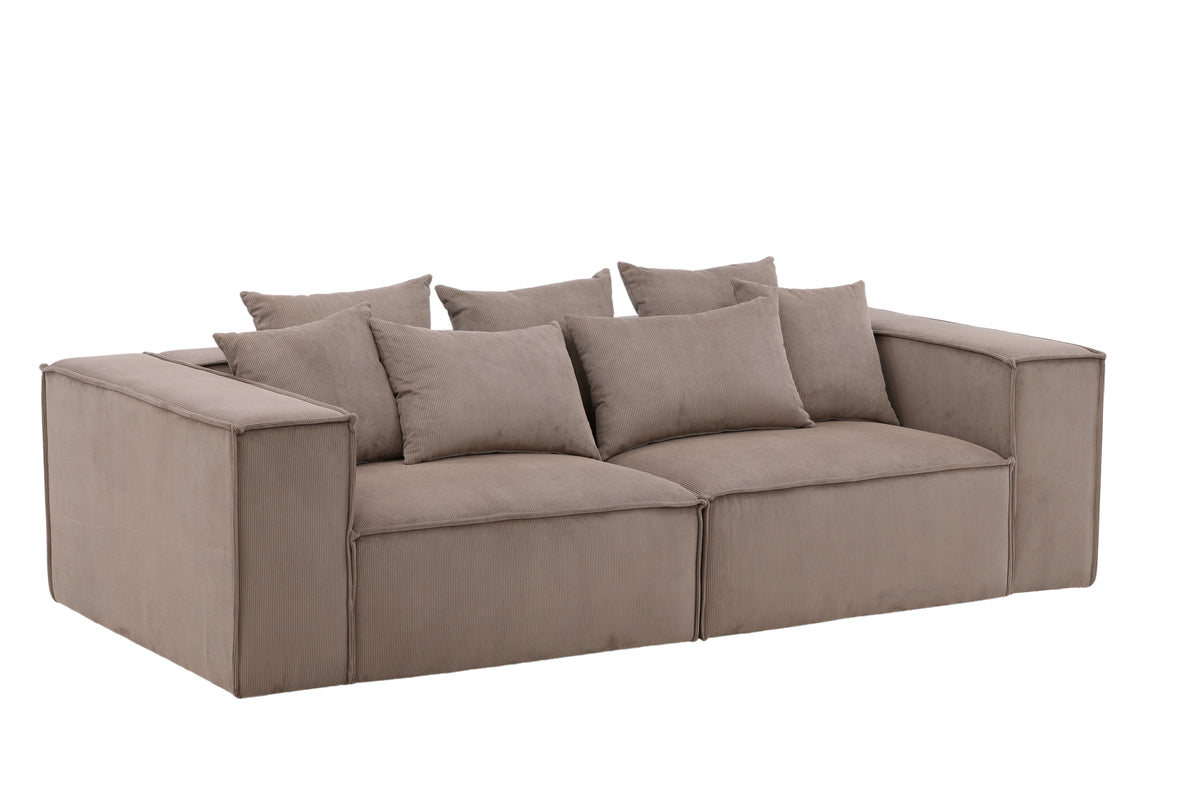 Gillholmen 3-sits soffor Brun- Vind