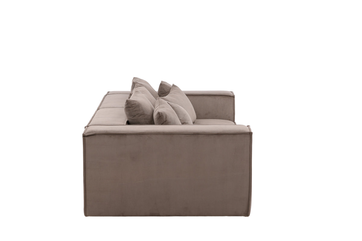 Gillholmen 3-sits soffor Brun- Vind
