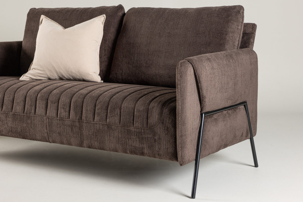 Indigo 2-sits soffa Brun- Venture home