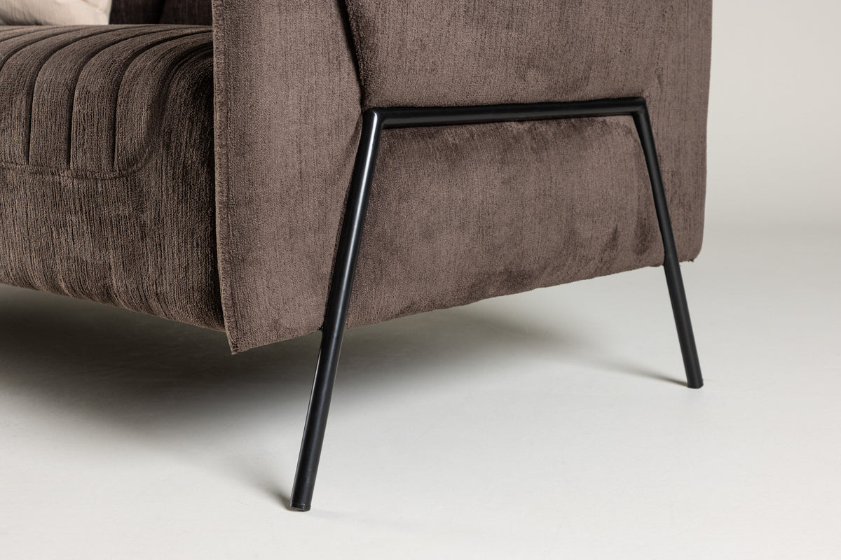 Indigo 2-sits soffa Brun- Venture home