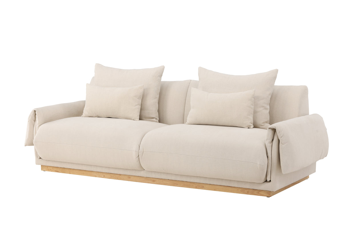 Mollösund 3-sits soffa Beige- Vind