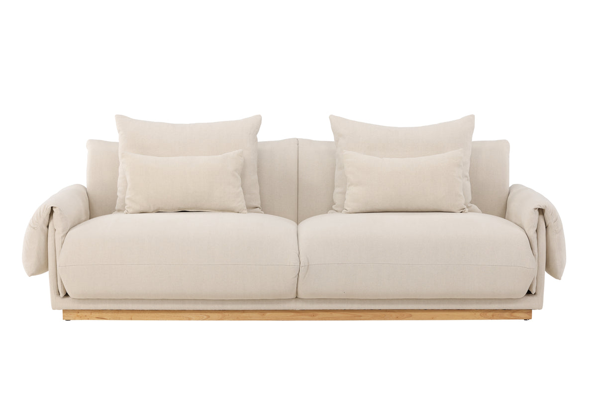 Mollösund 3-sits soffa Beige- Vind