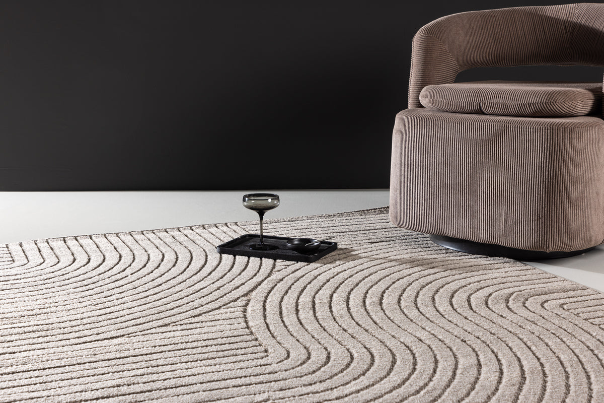 Vince matta brun 340x240 cm - Venture home